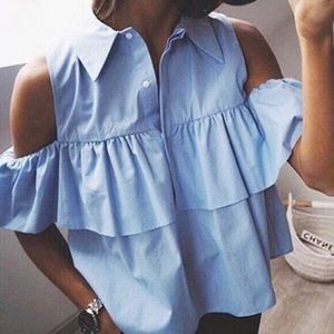 Zara off the shoulder top